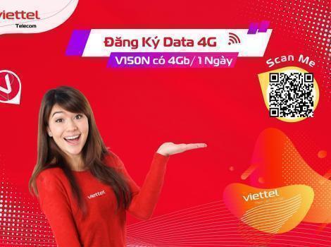 Gói V150N Giá Rẻ Ưu Đãi 6Gb/1 Ngày Của Viettel 2023