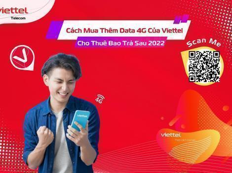 Cách Mua Thêm Data 4G Cho Thuê Bao Trả Sau Viettel 2023