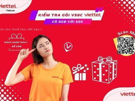 Cách Kiểm Tra Gói V50C Viettel Chỉ Với 50K Năm 2023