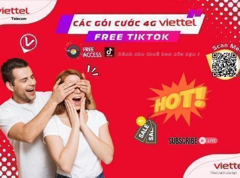 Các Gói Cước 4G Viettel Miễn Phí Xem Tiktok 2025