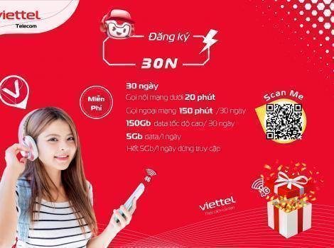Gói 30N Viettel Siêu Ưu Đãi 5GB/1 Ngày 2023