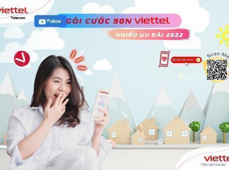 Gói Cước Viettel 90N Ưu Đãi 450GB Data 4G 2023