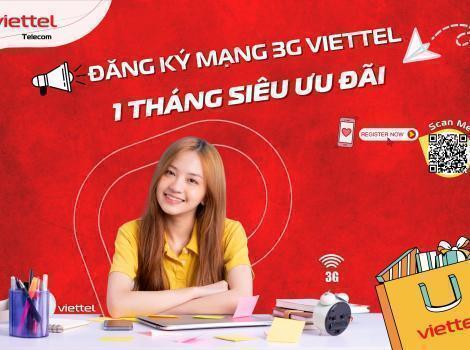 Đăng Ký Gói Mạng 3G Viettel 1 Tháng Năm 2023