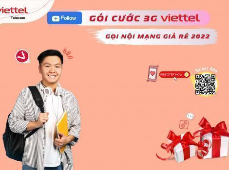 Gói Cước 3G Viettel Gọi Nội Mạng Giá Rẻ 2023