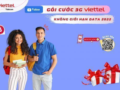 Gói Cước 3G Viettel Không Giới Hạn Lưu Lượng Data