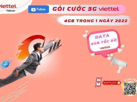 Gói 3G Viettel Sử Dụng 4Gb Data Tốc Độ Cao Trong Ngày 2023