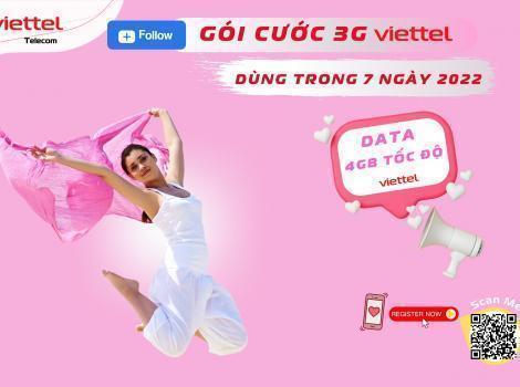 Các Gói Cước 3G Viettel Dùng Trong 7 Ngày 2023