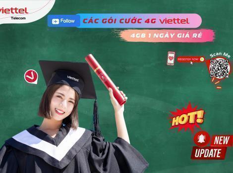 [HOT] Gói 4G Viettel Giá Rẻ Ưu Đãi 4Gb 1 Ngày 2023