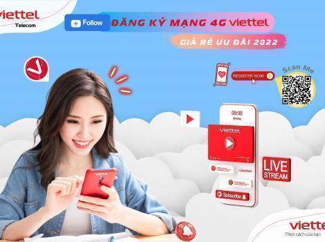 Đăng Ký Mạng 4G Viettel Giá Rẻ Năm 2024